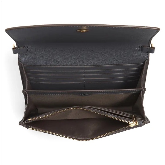 Tory Burch Robinson wallet on chain zink NEW - Picture 3 of 5